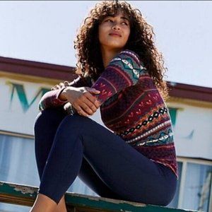 FP Movement Southwest Print Top S/M *NWOT* Lightweight Fitted 'Chilly Nights'